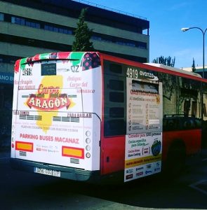 Autobús Carpa Aragón