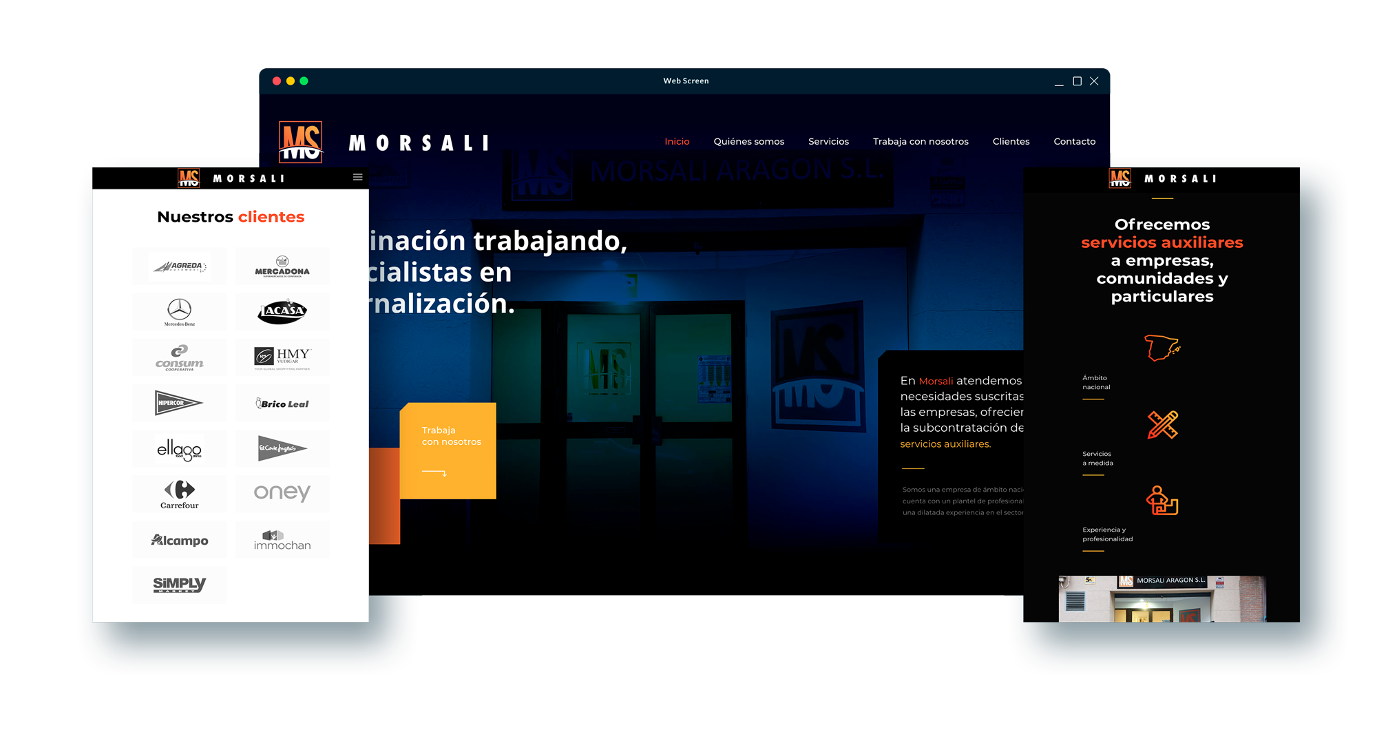 Página web de Morsali - Zaragoza