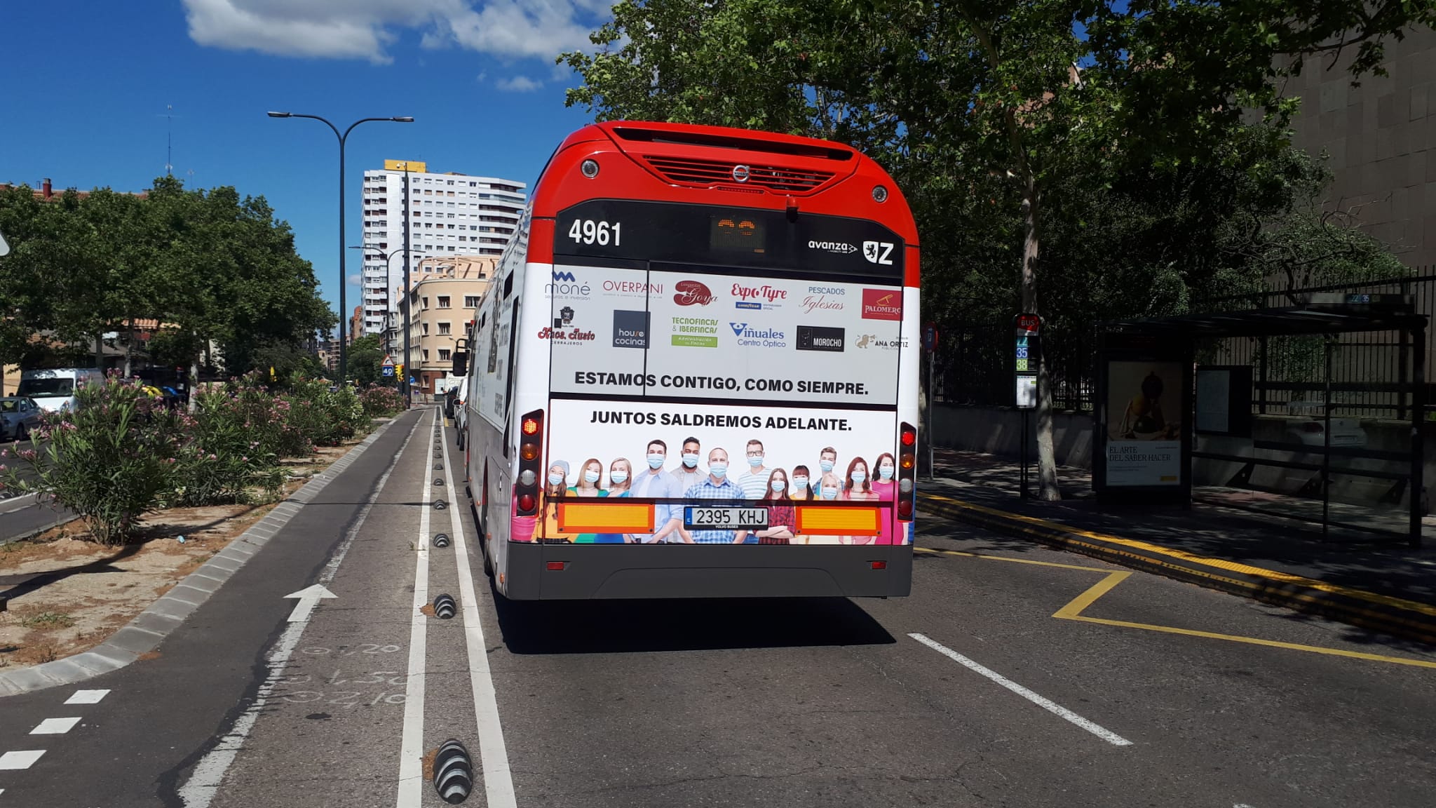 Autobus Integral Zaragoza Trasera